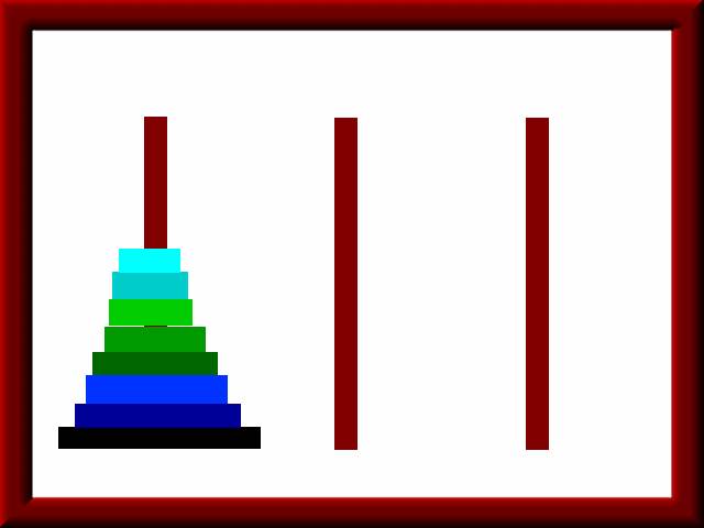 ハノイの塔の図