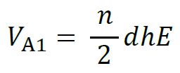 V_A1=  n/2 dhE