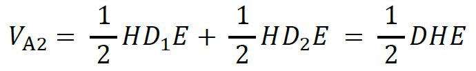 V_A2=  1/2 HD_1 E+  1/2 HD_2 E =  1/2 DHE