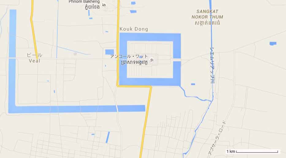 Angkor Wat (small scale) / Siem Reap / Cambodia
