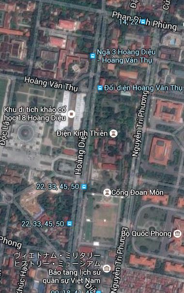 Imperial Citadel of Thang Long / Dien Bien, Ba Dinh, Ha Noi / Viet Nam