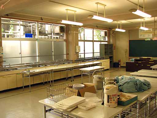 給食調理室